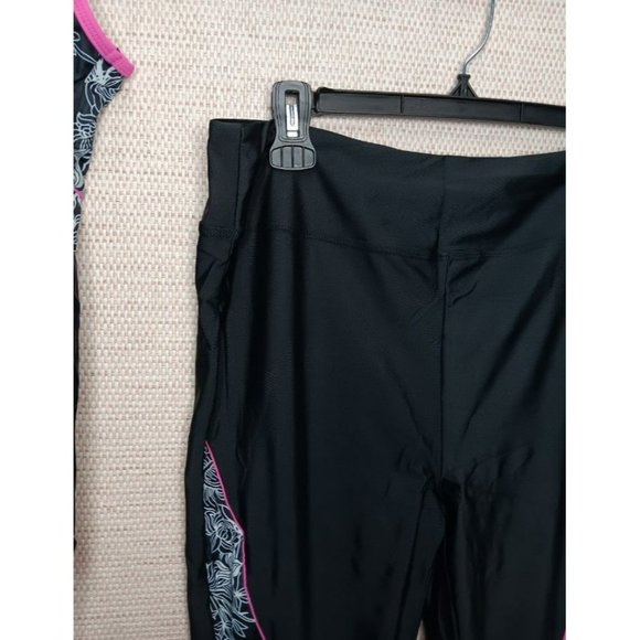 2pc racerback tank top and Capri bathing suit swim suit size Large - Picture 5 of 12